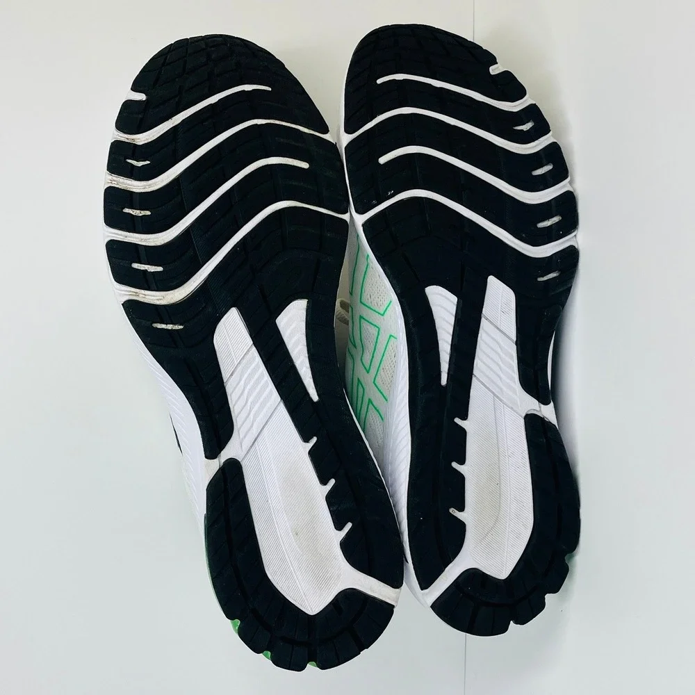 Asics GT-1000 Running Shoes Mens Size 12 White Green Black 1011B354 Sneakers